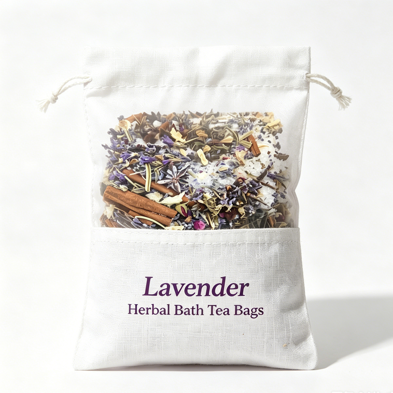 lavender herbal bath tea bags: healing foot soak, botanical salt mix satchet lavender herbal bath tea bags: healing foot soak, botanical salt mix satchet