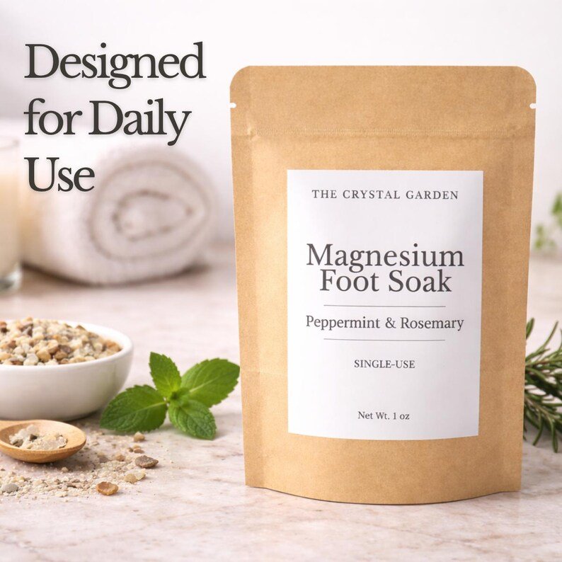 magnesium foot soak ?c peppermint rosemary ?c cooling foot soak magnesium foot soak ?c peppermint rosemary ?c cooling foot soak