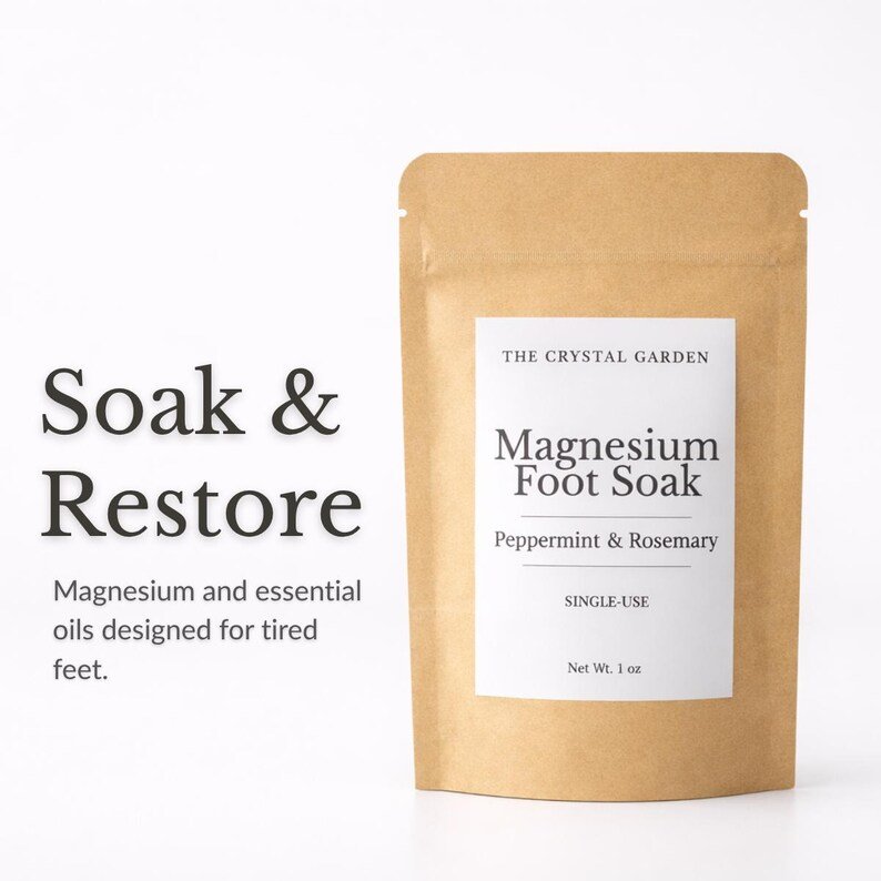 magnesium foot soak ?c peppermint rosemary ?c cooling foot soak magnesium foot soak ?c peppermint rosemary ?c cooling foot soak