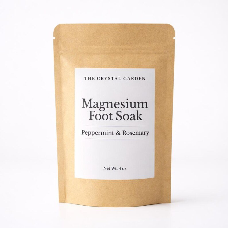 magnesium foot soak ?c peppermint rosemary ?c cooling foot soak magnesium foot soak ?c peppermint rosemary ?c cooling foot soak